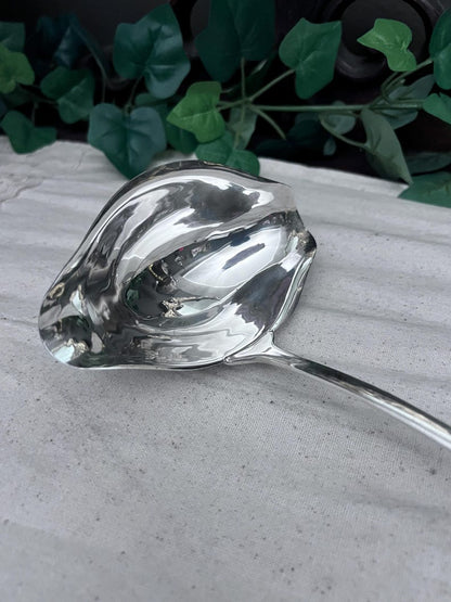 Vintage Oneida Silver plate Large Double sided Punch Ladle