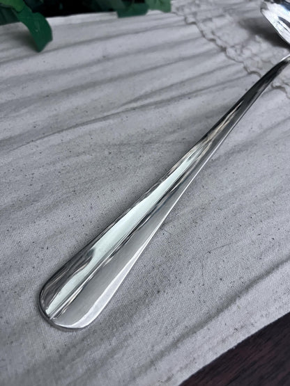 Vintage Oneida Silver plate Large Double sided Punch Ladle