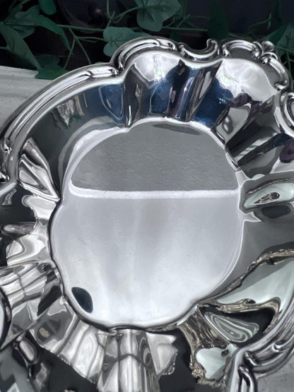 Elegant Vintage International Silver Co Silver Plated small Tray Nut Dish